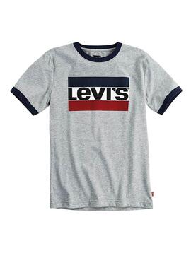 T-Shirt Levis Heather Grau Junge