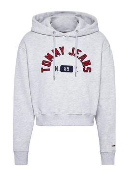 Sweatshirt Tommy Jeans Modern Logo Grau Damen