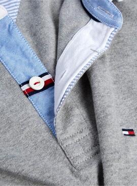 Polo Tommy Hilfiger Iconic Rugby Grau Für Herren