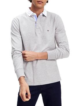 Polo Tommy Hilfiger Iconic Rugby Grau Für Herren