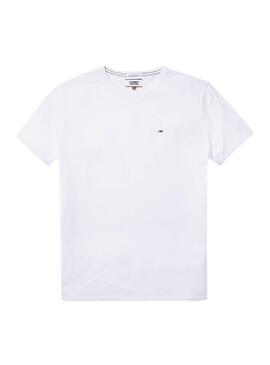 T-Shirt Tommy Jeans Basik Weiß Herren
