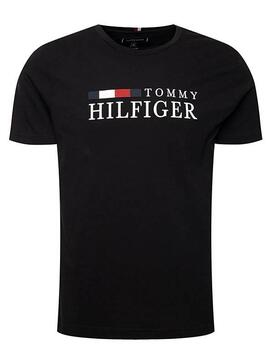 T-Shirt Tommy Hilfiger RWB Schwarz Für Herren