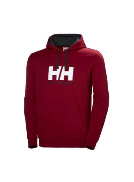 Sweatshirt Helly Hansen Logo Hoodie Granatrot