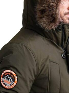 Parka Superdry Everest Grün Kaki Herren