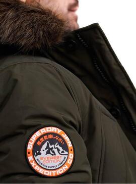 Parka Superdry Everest Grün Kaki Herren