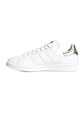 Sneaker Adidas Stan Smith Weiß Gold Damen