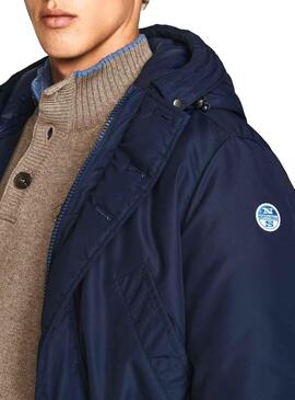 Parka North Sails Cardiff Marineblaue Herren