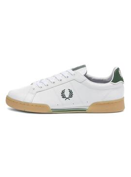Sneaker Fred Perry B722 Weiß Grün Herren