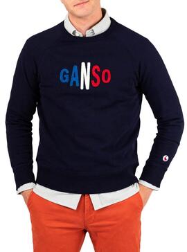 Sweatshirt El Ganso Basic Ganso Marine Herren