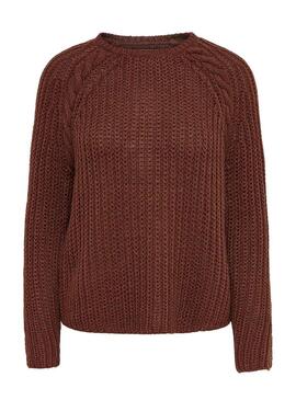 Pullover Only Ane Marron