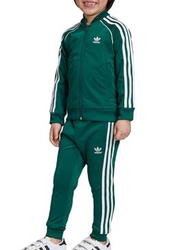 Trainingsanzug Adidas Superstar Grün Junge