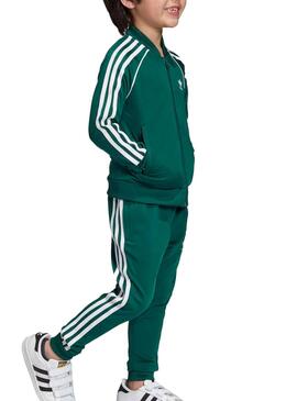 Trainingsanzug Adidas Superstar Grün Junge