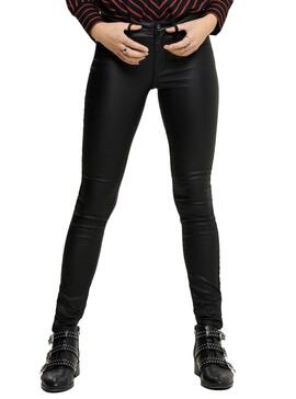 Hose Only Kendell Coated Schwarz Damen