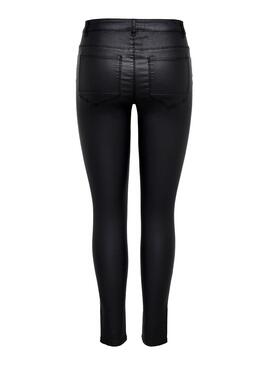 Hose Only Kendell Coated Schwarz Damen