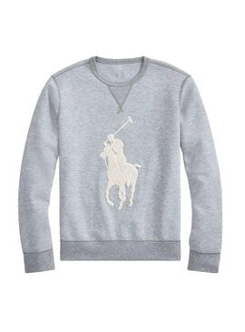 Sweatshirt Polo Ralph Lauren Big Logo Grau Herren