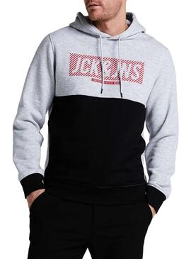 Sweatshirt Jack and Jones Milla Grau Herren