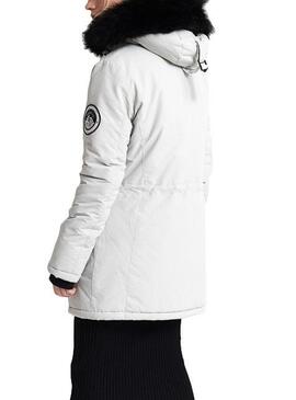 Parka Superdry Ashley Everest Grau Für Damen