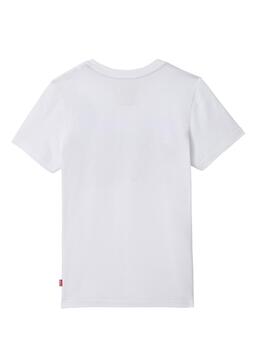 T-Shirt Levis White Damier für Junge