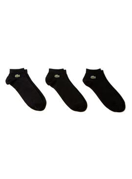Pack 3 Lacoste Socken schwarz 