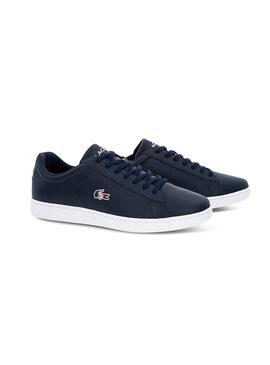 Schuhe Lacoste Carnaby France Marine Blau Herren