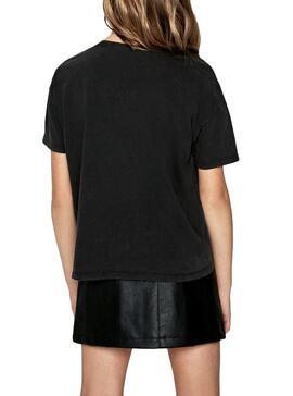 T-Shirt Pepe Jeans Cali Schwarz Für Mädchen