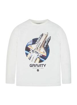 T-Shirt Mayoral Gravity White Für Junge