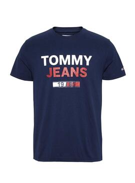 T-Shirt Tommy Jeans 1985 Marine Logo Herren