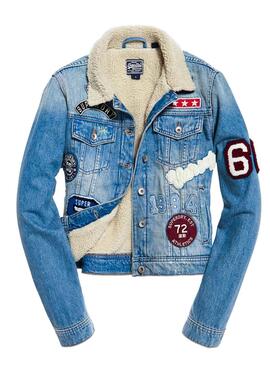 Jacke Superdry Sherpa Denim 