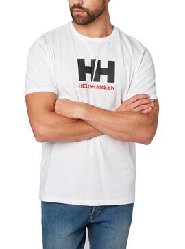 T- Shirt Helly Hansen-Logo-Weiß