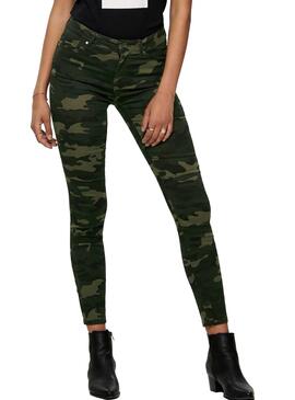 Hose Only Nine Ester Camouflage Für Damen