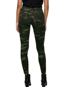 Hose Only Nine Ester Camouflage Für Damen