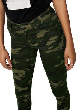 Hose Only Nine Ester Camouflage Für Damen