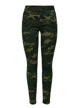 Hose Only Nine Ester Camouflage Für Damen