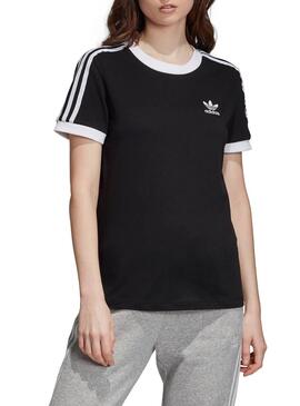 T-Shirt Adidas 3 STR Black Für Damen