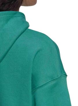 Sweatshirt Adidas TRF Hoodie Grün Für Damen