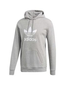 Sweatshirt Adidas Trefoil Hoofie Grau Für Herren