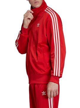 Jacke Adidas Firebird Rot Für Herren