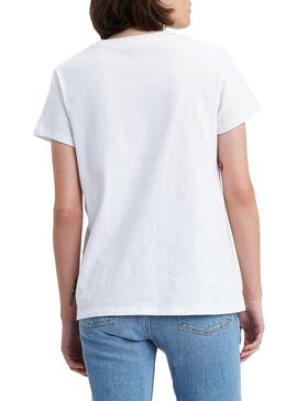 T-Shirt Levis Perfektes T2 Weiß Für Damen