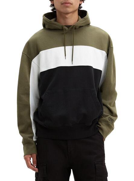 Sweatshirt Levis Colorblock Hoodie Fur Herren