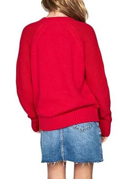 Pullover Pepe Jeans Vera Rot Für Mädchen
