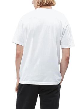 T-Shirt Calvin Klein Mirrored Monogram Weiß