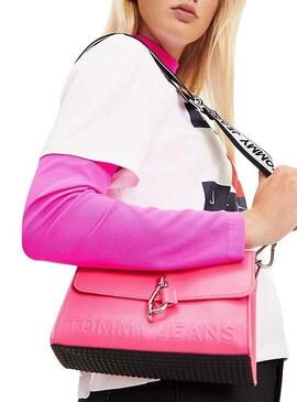 Tasche Tommy Jeans Crossover Pink Für Damen