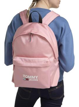 Rucksack Tommy Jeans Cool City Pink für Damen