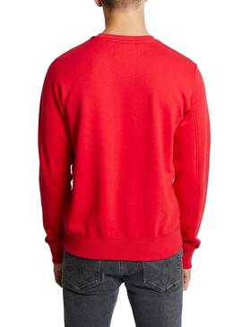 Sweatshirt Calvin Klein Taping Through Rot