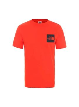 T-Shirt The North Face Fein Rot Herren