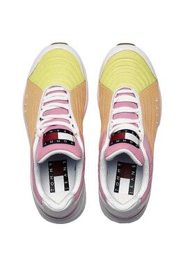 Sneaker Tommy Jeans Colorblock Pink Damen