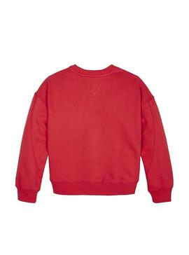 Sweatshirt Tommy Hilfiger 1985 Rot Mädchen