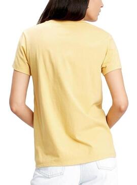 T-Shirt Levis BW Gelb Damen