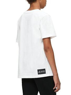T-Shirt Calvin Klein Institutional White Junge