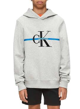 Sweatshirt Calvin Klein Monogram Stripe für 